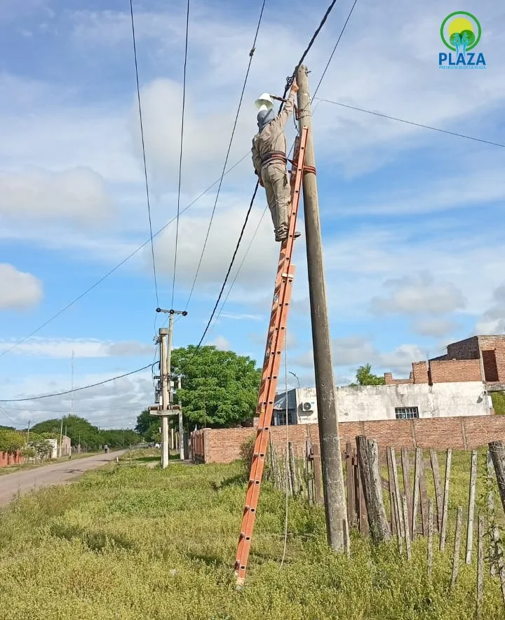 El Municipio continúa con los trabajos de alumbrado en distintos sectores