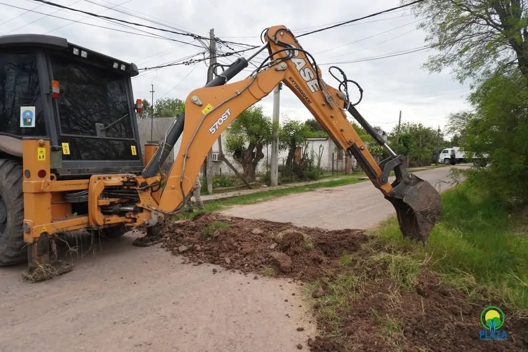 El Municipio continúa con trabajos de desagües y mantenimiento