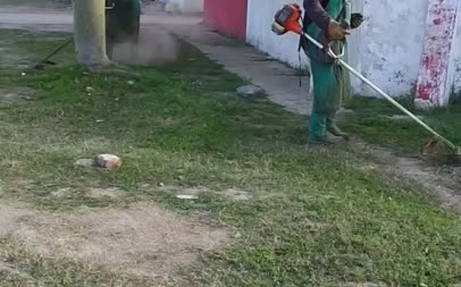 La Municipalidad de Presidencia de la Plaza inicia la semana con múltiples trabajos desde el Corralón Municipal