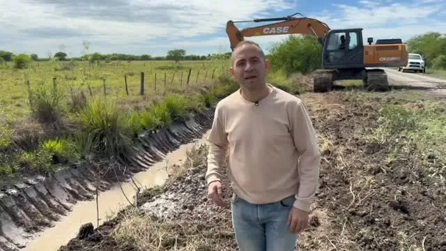 Presidencia de la Plaza: continúan los trabajos de canalización