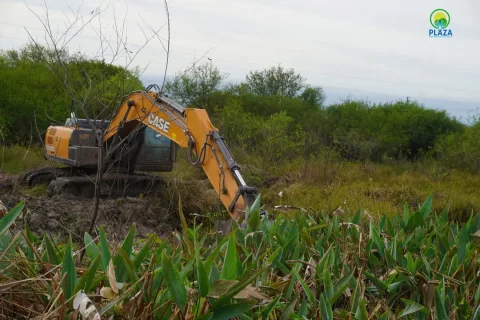 El Municipio continúa con trabajos de desagües y mantenimiento