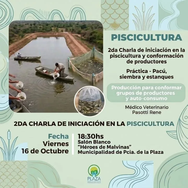 2da charla de iniciación en piscicultura